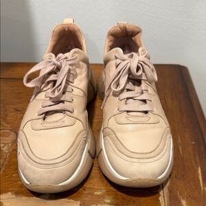 Seychelles Women's Sneakers in Beige and Pink